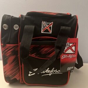 KR Flexx Strikeforce Single Tote Red Scratch 1 Ball Bowling Bag